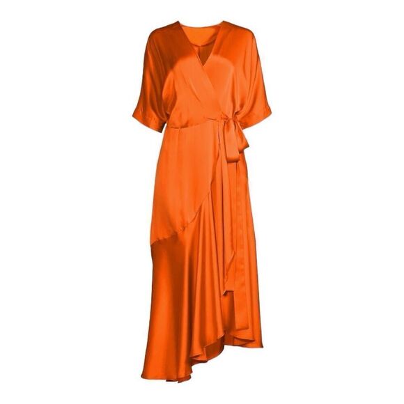 Ginger & Smart Beloved Silk Wrap Dress Size 8 - Picture 2 of 10